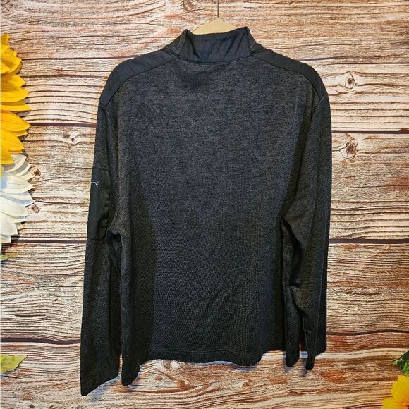 Greg Norman long sleeve shirt men's XL Charcoal gray Pre-owned - Picture 2 of 6